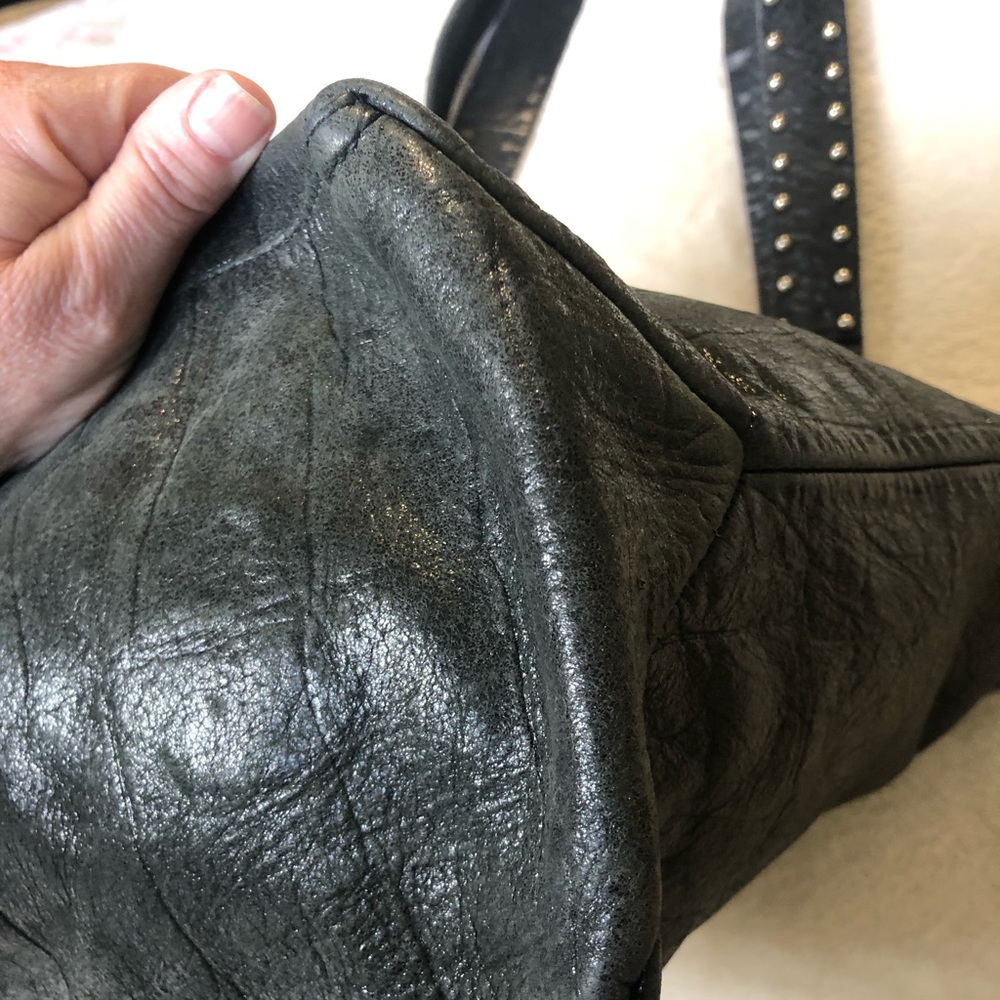 Leatherock USA black n silver bag - Picture 9 of 13